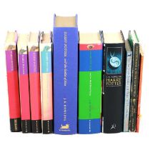 Eleven Harry Potter books, mostly 1st or early editions,