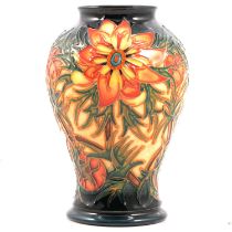 Rachel Bishop for Moorcroft, a vase in the Spike design.