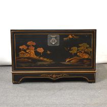 Chinese "Chinoiserie" painted box,