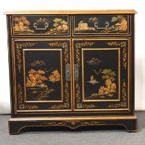 Chinese "Chinoiserie" painted cupboard,