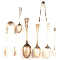 Collection of silver cutlery,