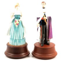 Royal Doulton HRH Prince of Wales and Lady Diana Spencer.