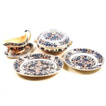 Wedgwood earthenware dinner service, Ning Po pattern,