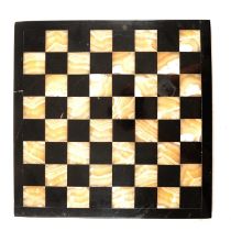 Marble chess board.