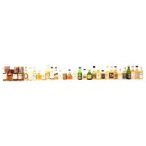 Collection of assorted world whisky miniatures