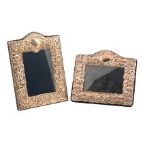 Silver mounted photograph frame, John Bull Ltd, London 1994, and another.