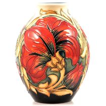 Moorcroft Pottery - Spanish pattern vase.