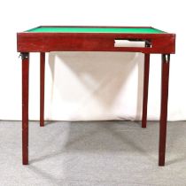 Chinese rosewood Mahjong table and gane,