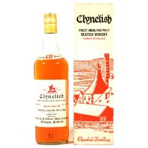 Clynelish (Brora), 12 year old, single Highland malt whisky, 1970s bottling