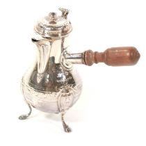 French silver chocolate pot,