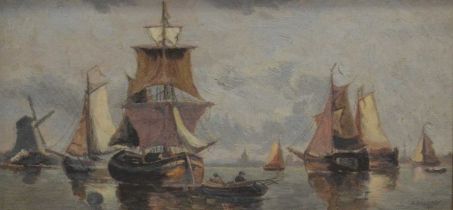 A Ballard, Dutch barges,