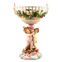 Dresden porcelain table centrepiece,