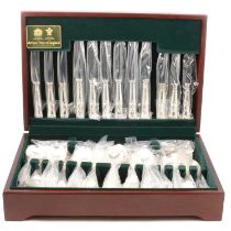 Arthur Price silver plated canteen of cutlery,