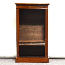 Two Victorian open bookcases,