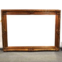 Very large gilt framed wall mirror