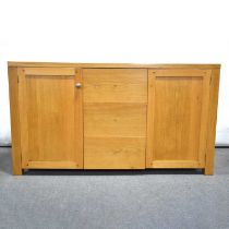 Contemporary oak sideboard