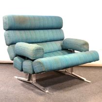 A 'Kingston' series sofa and lounge chair, by William Plunkett, introduced 1969