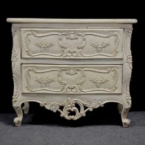 French two drawer commode,