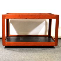 Mid-Century two-tier drinks table, designed by Johannes Andersen for CFC Silkeborg