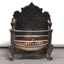 Adam style cast iron fire basket,