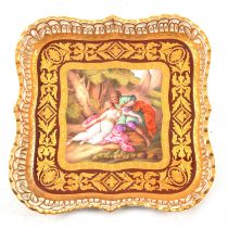 Royal Vienna hand-painted trinket dish