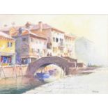 David Weston, Venice, and another watercolour.