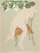 Phyllis Sloane, Nude with Begonias