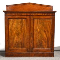 George IV mahogany cupboard,