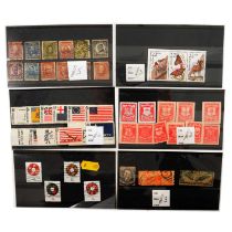 World Stamps: An extensive collection in 15 plastic cartons.