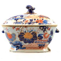 Large early 19th century Ironstone tureen and cover