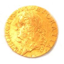 A Gold Half-Guinea Coin, George II 1759.