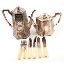 Collection of silver plated wares,