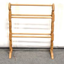 Pine towel rail,