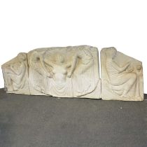 Life size plaster copy of the Ludovisi Throne,