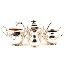 Collection of silver-plated wares.
