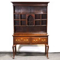 George III oak small dresser,