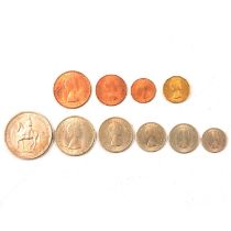 SALEROOM AMENDMENT - Queen Elizabeth II coronation UNCIRCULATED coin set 1953.