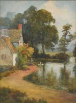 Lewis Mortimer, Figure by a pond