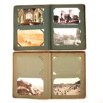 John Bridges, History & Antiquities of Northamptonshire, vol 1, postcard albums and a scrapbook,