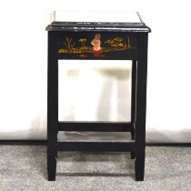 Small Korean painted and inlaid stand,