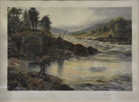 After Joseph Farquharson, Salmon Fishing on the Dee