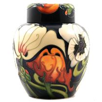 Emma Bossons for Moorcroft Pottery, a 'Miss Alice' pattern ginger jar and cover