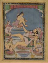 Indian Illumination, Scene from the Kama sutra