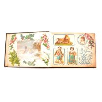 Victorian album of decoupage, Japanese themed gilt tooling