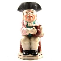 Early 19th century pearlware Toby jug