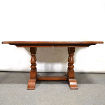 Haselbech oak pull out dining table,