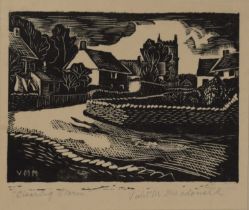 Portfolio of artworks of E E Gurry, Avery Mill College, 1928/29