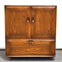 Ercol elm television cabinet,