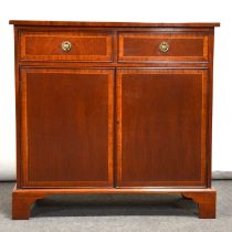 Georgian style mahogany sideboard by Haselbech Oak,