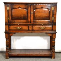 Haselbech Oak court cupboard,